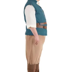 Fun Costumes Flynn Rider Costume For Plus Size Men From Disney's Tangled 14 Fun Costumes Flynn Rider Costume For Plus Size Men From Disney's Tangled -Elope Store plus tangled flynn rider costume alt 4