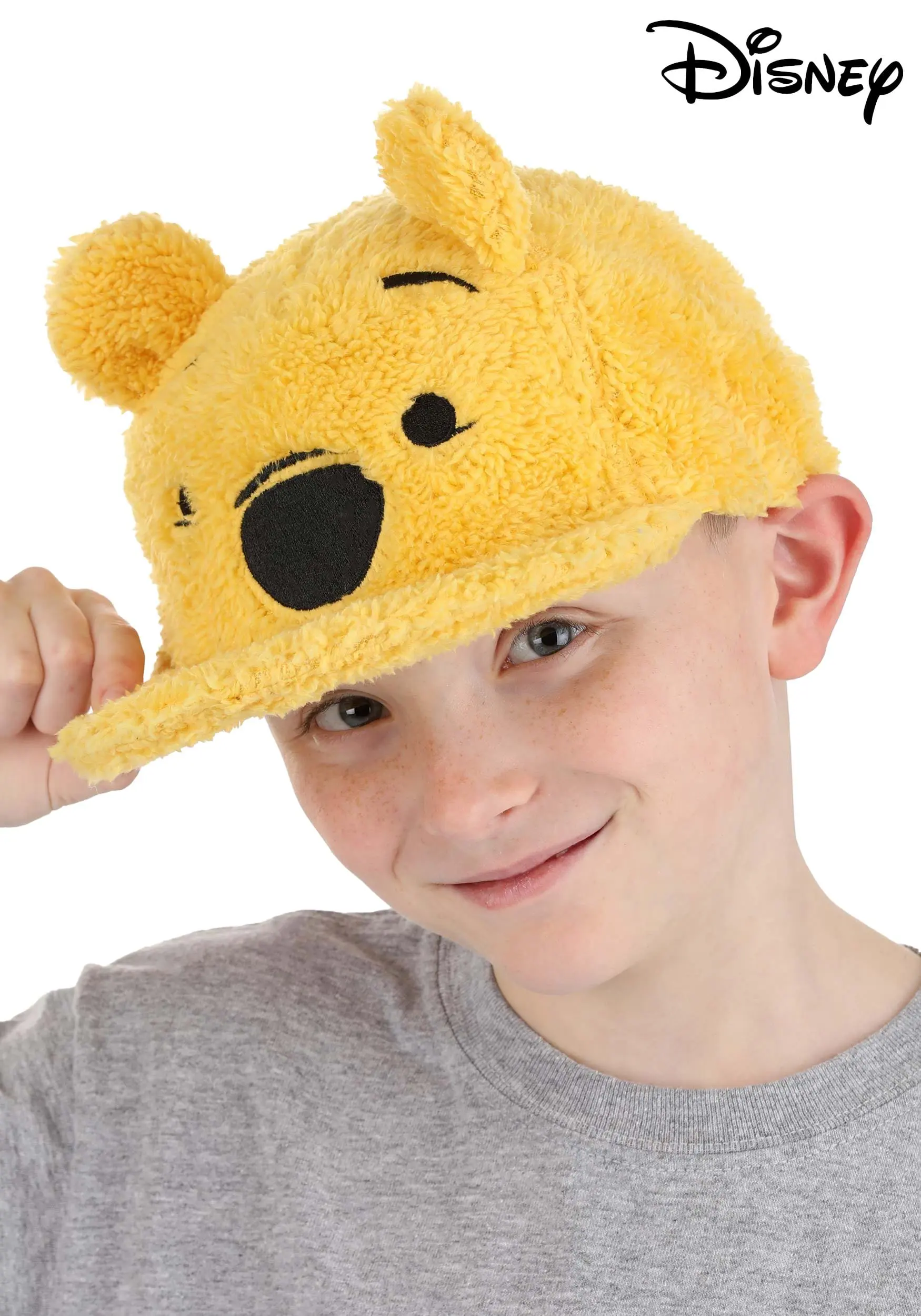 Elope Disney Winnie The Pooh Fuzzy Cap 3 Elope Disney Winnie The Pooh Fuzzy Cap