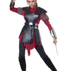 California Costume Collection Women's Samurai Warrior Costume -Elope Store samurai warrior costume for women alt 2