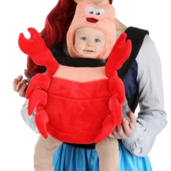 Elope Disney Sebastian Baby Carrier Costume Cover -Elope Store sebastian baby carrier cover alt 3