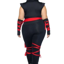 LEG AVENUE Deadly Ninja Women's Sexy Plus Size Costume -Elope Store sexy deadly ninja womens plus costume alt 1