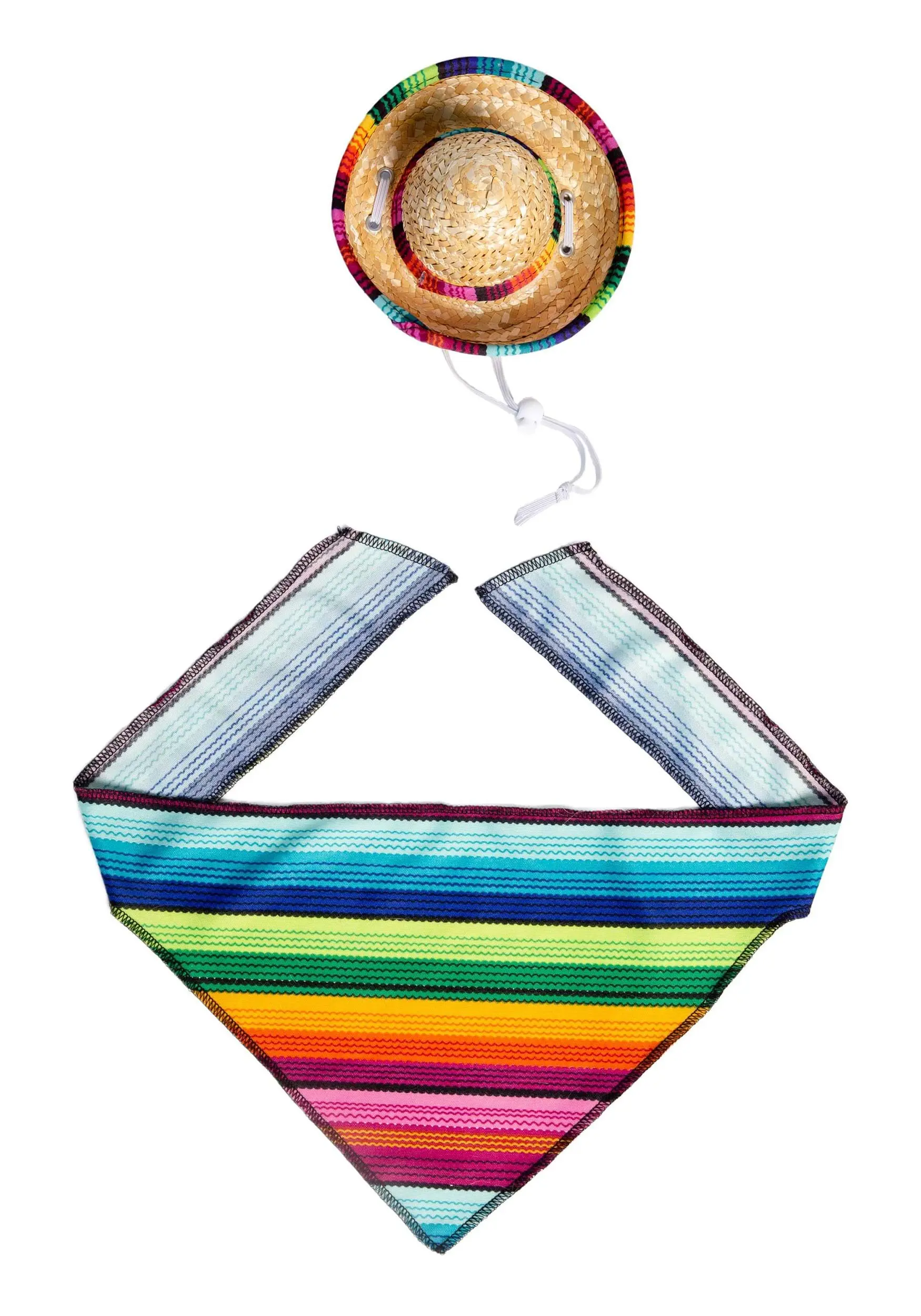 Pet Krewe Bandana And Sombrero Pet Costume Set 7 Pet Krewe Bandana And Sombrero Pet Costume Set - Image 5