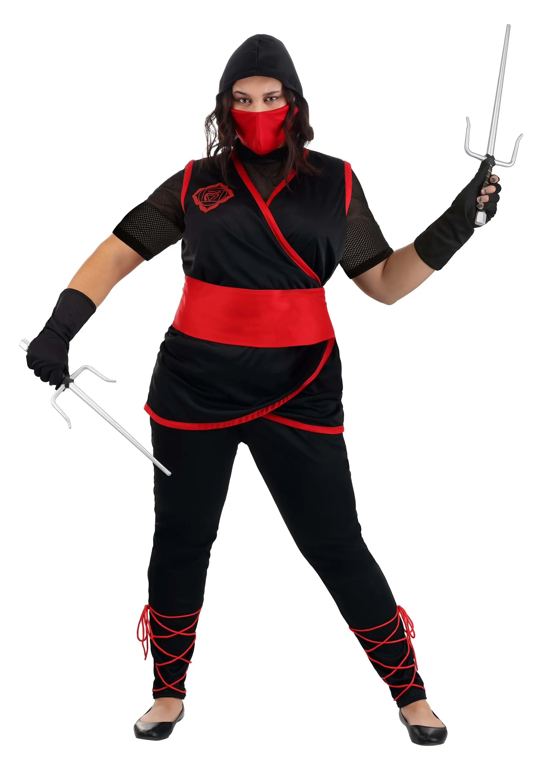 Fun Costumes Plus Size Stealth Ninja Costume 3 Fun Costumes Plus Size Stealth Ninja Costume