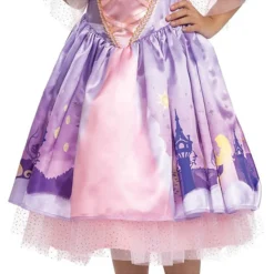 Disguise Disney Tangled Girl's Deluxe Toddler Repunzel Costume -Elope Store tangled deluxe toddler repunzel costume alt 4