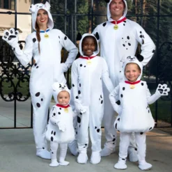 Fun Costumes Dalmatian Costume For Toddlers From Disney's 101 Dalmatians -Elope Store toddler 101 dalmatians bubble costume alt 1