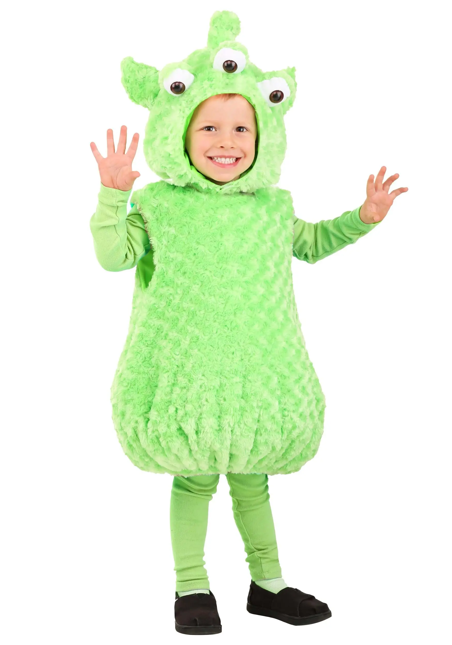 Savvy Garments Green Alien Costume For Toddlers 3 Savvy Garments Green Alien Costume For Toddlers