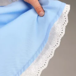 Fun Costumes Belle Blue Dress Costume For Toddlers From Disney's Beauty And The Beast -Elope Store toddler beauty and the beast belle blue dress alt 1