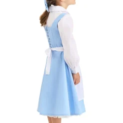 Fun Costumes Belle Blue Dress Costume For Toddlers From Disney's Beauty And The Beast -Elope Store toddler beauty and the beast belle blue dress alt 8