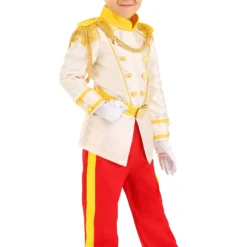 Fun Costumes Prince Charming Costume For Toddlers From Disney's Cinderella -Elope Store toddler cinderella prince charming costume alt 2