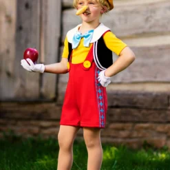 Fun Costumes Deluxe Disney Pinocchio Costume For Toddlers