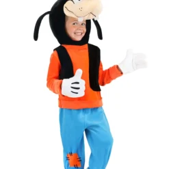 Fun Costumes Disney Deluxe Goofy Costume For Toddlers -Elope Store toddler deluxe goofy costume alt 7