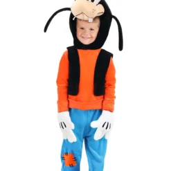 Fun Costumes Disney Deluxe Goofy Costume For Toddlers -Elope Store toddler deluxe goofy costume alt 8