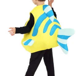 Fun Costumes Disney Flounder Costume For Toddlers 12 Fun Costumes Disney Flounder Costume For Toddlers -Elope Store toddler flounder costume alt 3