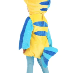 Zhenjiang Lian Yew Every Age Garment Accessories A Disney The Little Mermaid Toddler Flounder Costume -Elope Store toddler flounder costume alt 5 1