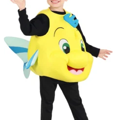 Fun Costumes Disney Flounder Costume For Toddlers 15 Fun Costumes Disney Flounder Costume For Toddlers -Elope Store toddler flounder costume alt 6