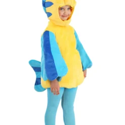 Zhenjiang Lian Yew Every Age Garment Accessories A Disney The Little Mermaid Toddler Flounder Costume -Elope Store toddler flounder costume alt 7