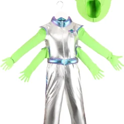Fun Costumes Friendly Alien Costume For Toddlers -Elope Store toddler friendly alien costume alt 2