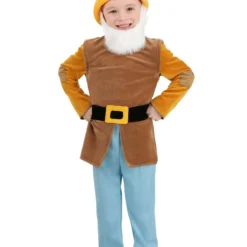 Fun Costumes Disney Snow White Happy Dwarf Costume For Toddlers 10 Fun Costumes Disney Snow White Happy Dwarf Costume For Toddlers -Elope Store toddler happy dwarf costume alt 3