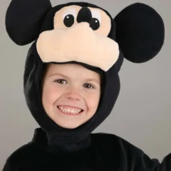 M&R TOY CO., LTD Disney Toddler Snuggly Mickey Mouse Costume -Elope Store toddler snuggly mickey mouse costume alt 1