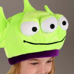 Elope Disney Toy Story- Alien Plush Costume Hat -Elope Store toy story plush alien hat alt 2