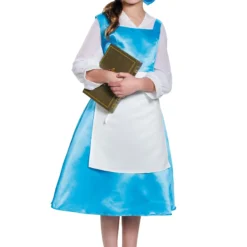 Disguise Tween Belle Blue Costume Dress 5 Disguise Tween Belle Blue Costume Dress -Elope Store tween belle blue dress alt 1