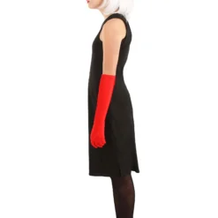 Fun Costumes Cruella De Vil Coat Costume For Teens From Disney's 101 Dalmatians -Elope Store tween cruella de vil costume alt 10