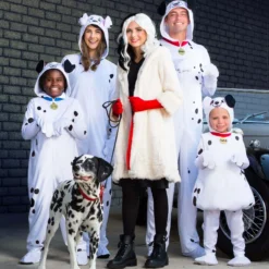 Fun Costumes Cruella De Vil Coat Costume For Teens From Disney's 101 Dalmatians -Elope Store tween cruella de vil costume alt 3