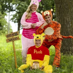Disguise Limited Adult's Winnie The Pooh Deluxe Plus Costume 18 Disguise Limited Adult's Winnie The Pooh Deluxe Plus Costume -Elope Store winnie the pooh deluxe adult plus costume alt 4