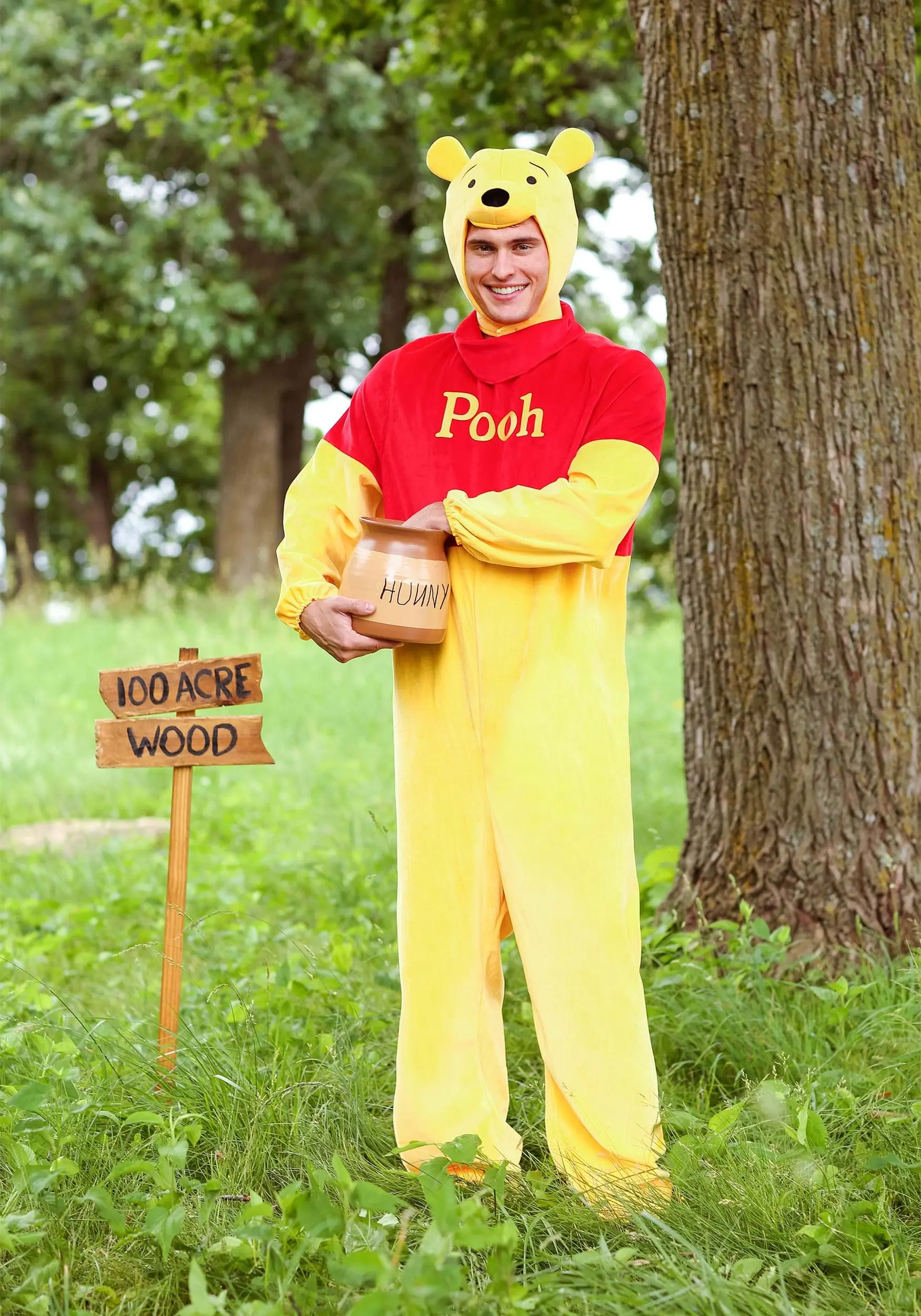 Disguise Limited Adult's Winnie The Pooh Deluxe Plus Costume 3 Disguise Limited Adult's Winnie The Pooh Deluxe Plus Costume