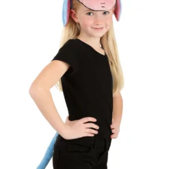 Elope Disney Winnie The Pooh Plush Headband & Tail Kit For Eeyore -Elope Store winnie the pooh eeyore plush headband tail kit alt 7