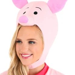 Disguise Limited Adult Deluxe Winnie The Pooh Piglet Costume -Elope Store winnie the pooh piglet deluxe adult costume alt 3