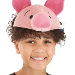 Elope Disney Winnie The Pooh Piglet Plush Headband -Elope Store winnie the pooh piglet plush headband alt 2