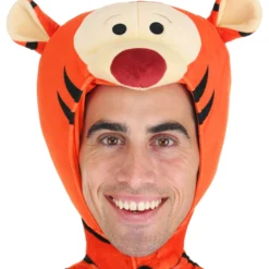Disguise Limited Deluxe Winnie The Pooh Tigger Costume For Adults -Elope Store winnie the pooh tigger deluxe adult costume 1