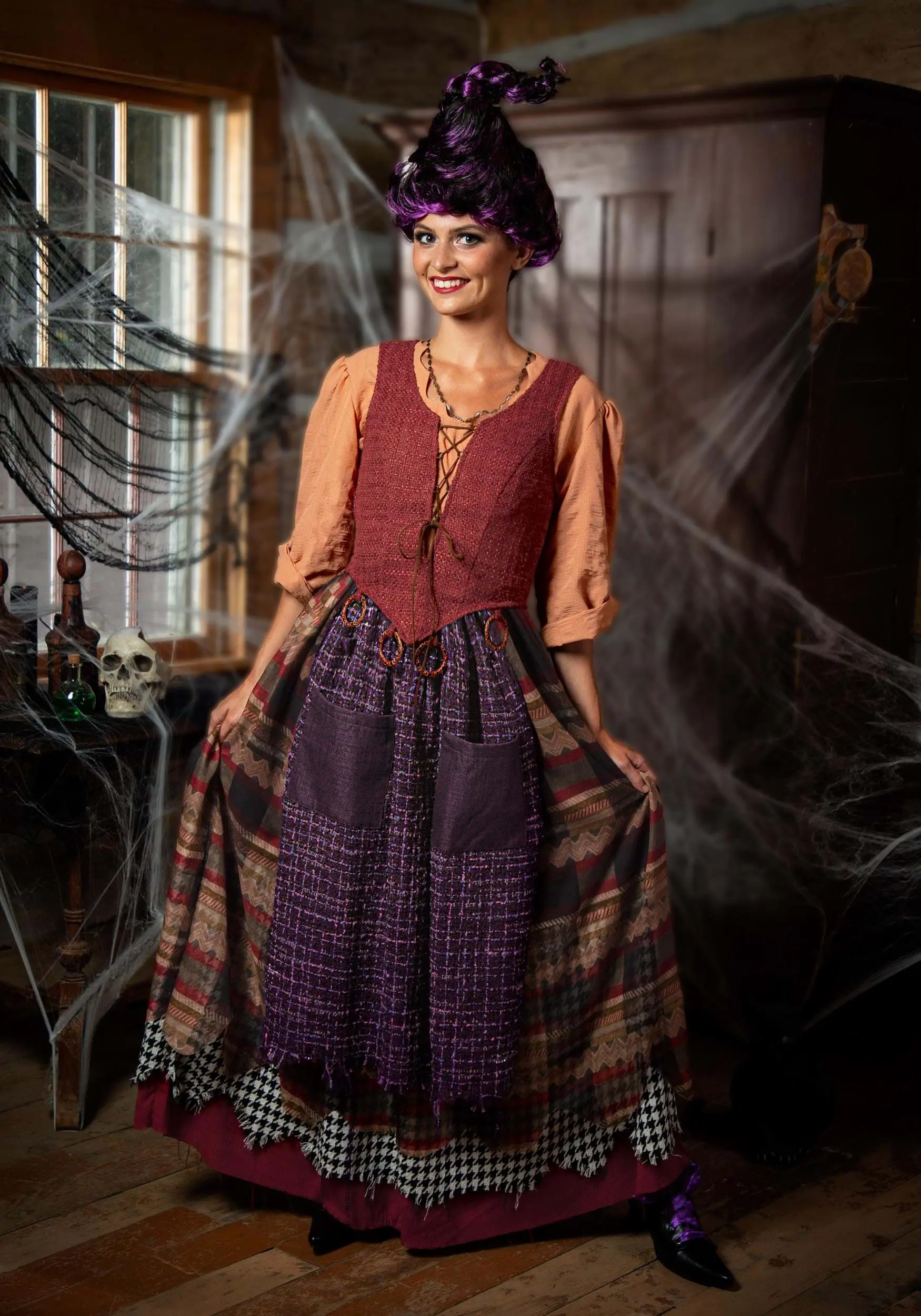 Fun Costumes Mary Sanderson Costume For Women From Disney’s Hocus Pocus 4 Fun Costumes Mary Sanderson Costume For Women From Disney’s Hocus Pocus - Image 2