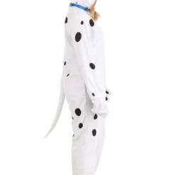 Fun Costumes Perdita Costume For Women From Disney's 101 Dalmatians -Elope Store womens 101 dalmatians perdita costume onesie alt 12