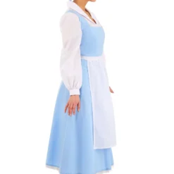 Fun Costumes Belle Blue Dress Costume For Women From Disney's Beauty And The Beast -Elope Store womens beauty and the beast belle blue dress alt 10