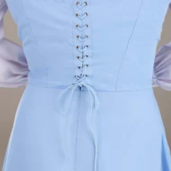 Fun Costumes Belle Blue Dress Costume For Women From Disney's Beauty And The Beast -Elope Store womens beauty and the beast belle blue dress alt 6