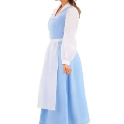 Fun Costumes Belle Blue Dress Costume For Women From Disney's Beauty And The Beast -Elope Store womens beauty and the beast belle blue dress alt 8