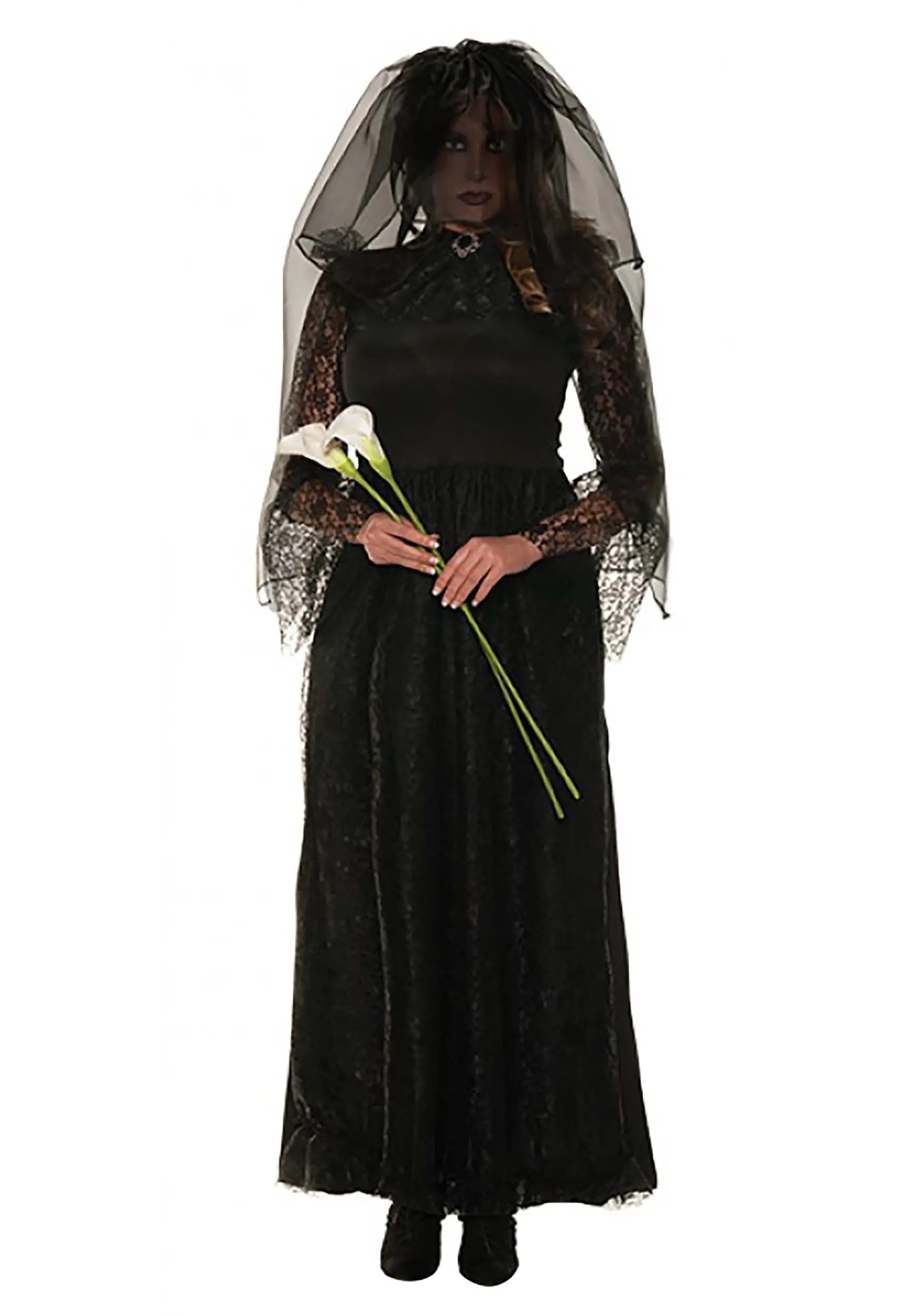 Underwraps Black Dahlia Costume For Women 3 Underwraps Black Dahlia Costume For Women