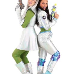 Armada Cosmonaut Alien Women's Costume -Elope Store womens cosmonaut alien costume alt 2