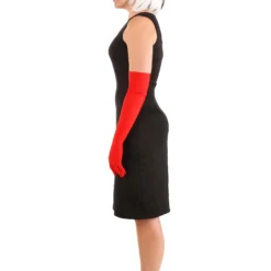 Fun Costumes Cruella De Vil Coat Costume For Women From Disney's 101 Dalmatians -Elope Store womens deluxe cruella de vil costume alt 10