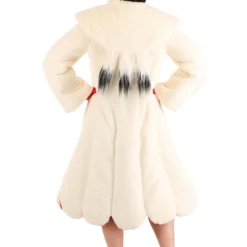 Fun Costumes Cruella De Vil Coat Costume For Women From Disney's 101 Dalmatians -Elope Store womens deluxe cruella de vil costume alt 8