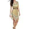 Disguise Deluxe Pocahontas Costume For Women 1 Disguise Deluxe Pocahontas Costume For Women -Elope Store womens deluxe pocahontas costume