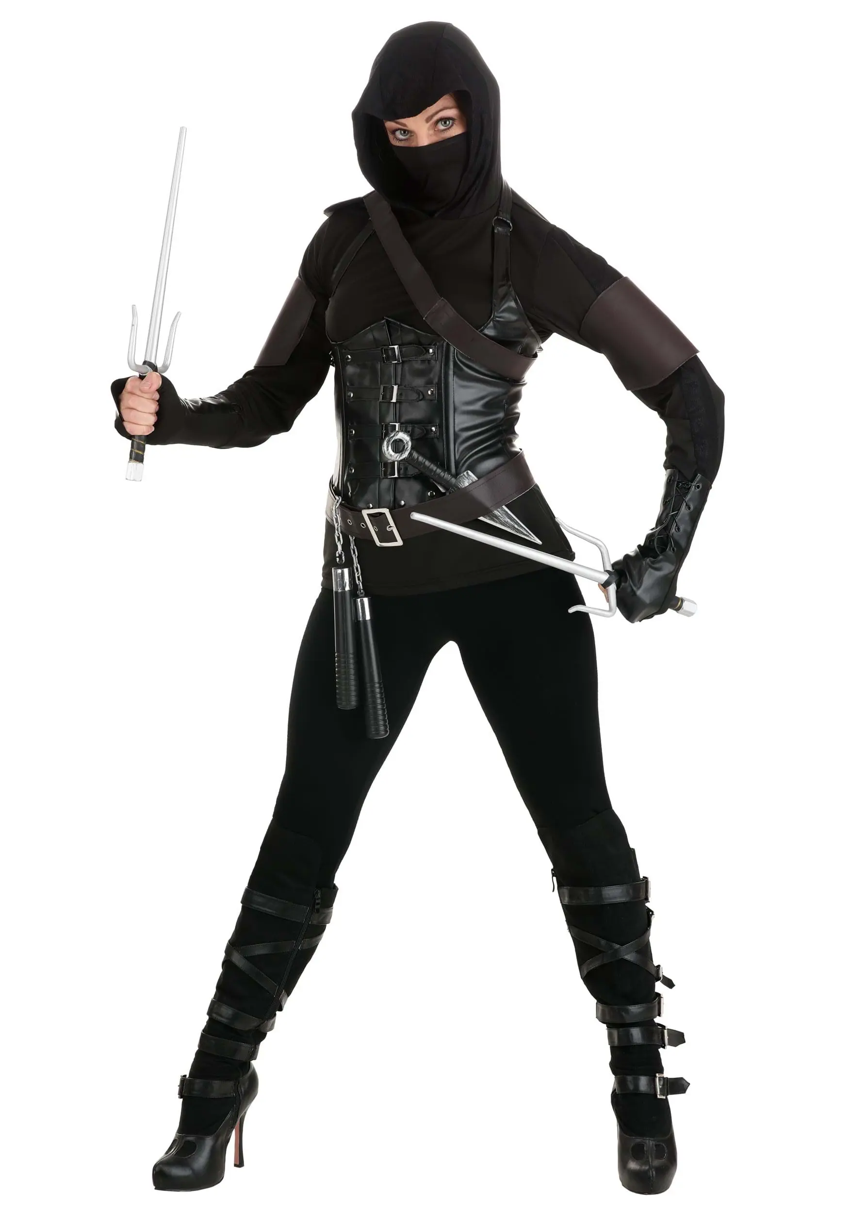 Fun Costumes Ninja Assassin Costume For Women 3 Fun Costumes Ninja Assassin Costume For Women - Image 2