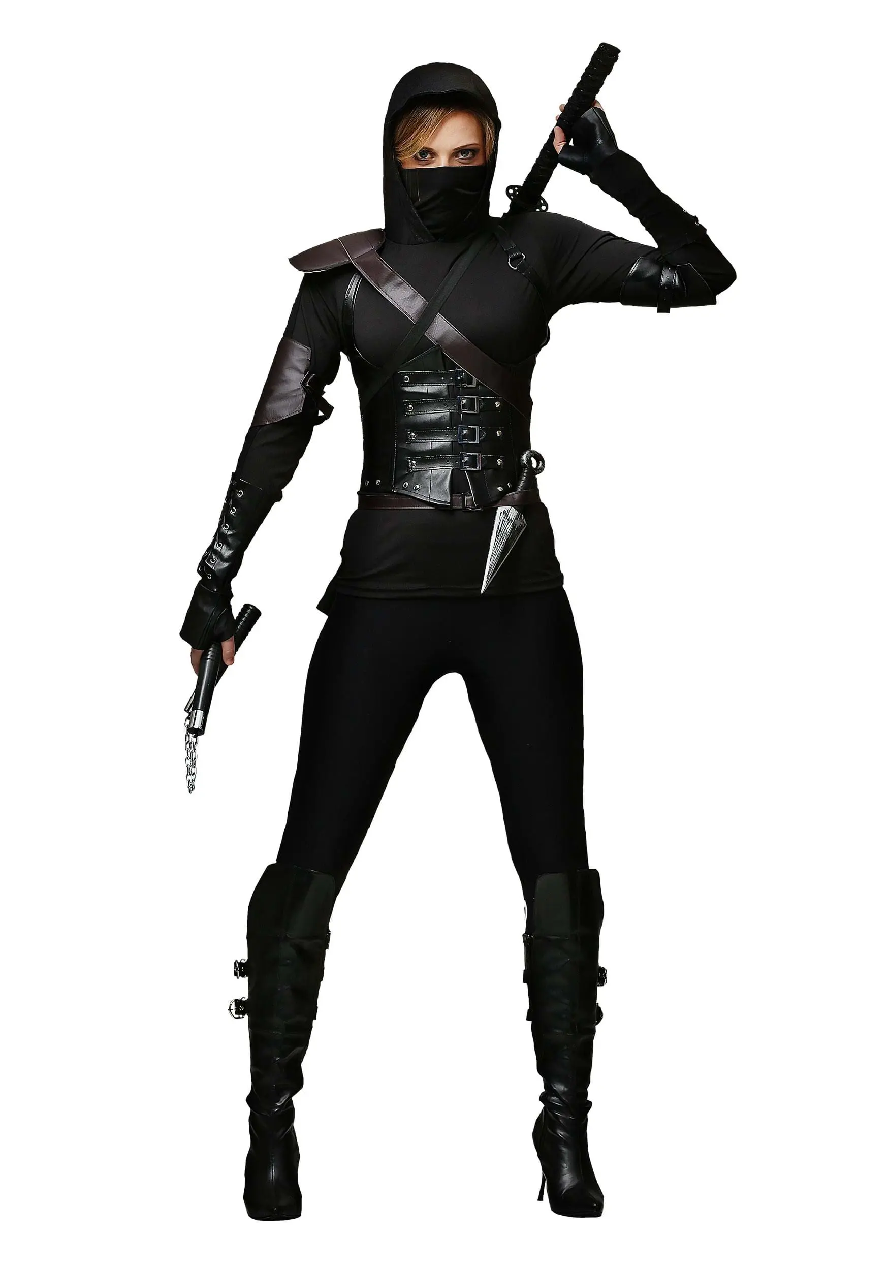 Fun Costumes Ninja Assassin Costume For Women 6 Fun Costumes Ninja Assassin Costume For Women - Image 5