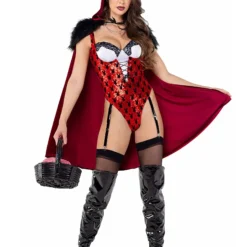 Roma Women's Playboy Bunny Red Riding Hood Sexy Costume