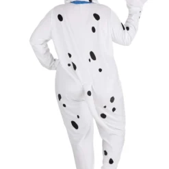 Fun Costumes Perdita Costume For Plus Size Women From Disney's 101 Dalmatians -Elope Store womens plus 101 dalmatians perdita costume onesie alt 6