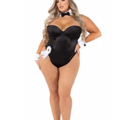 Roma Women's Plus Size Classic Playboy Bunny Sexy Costume