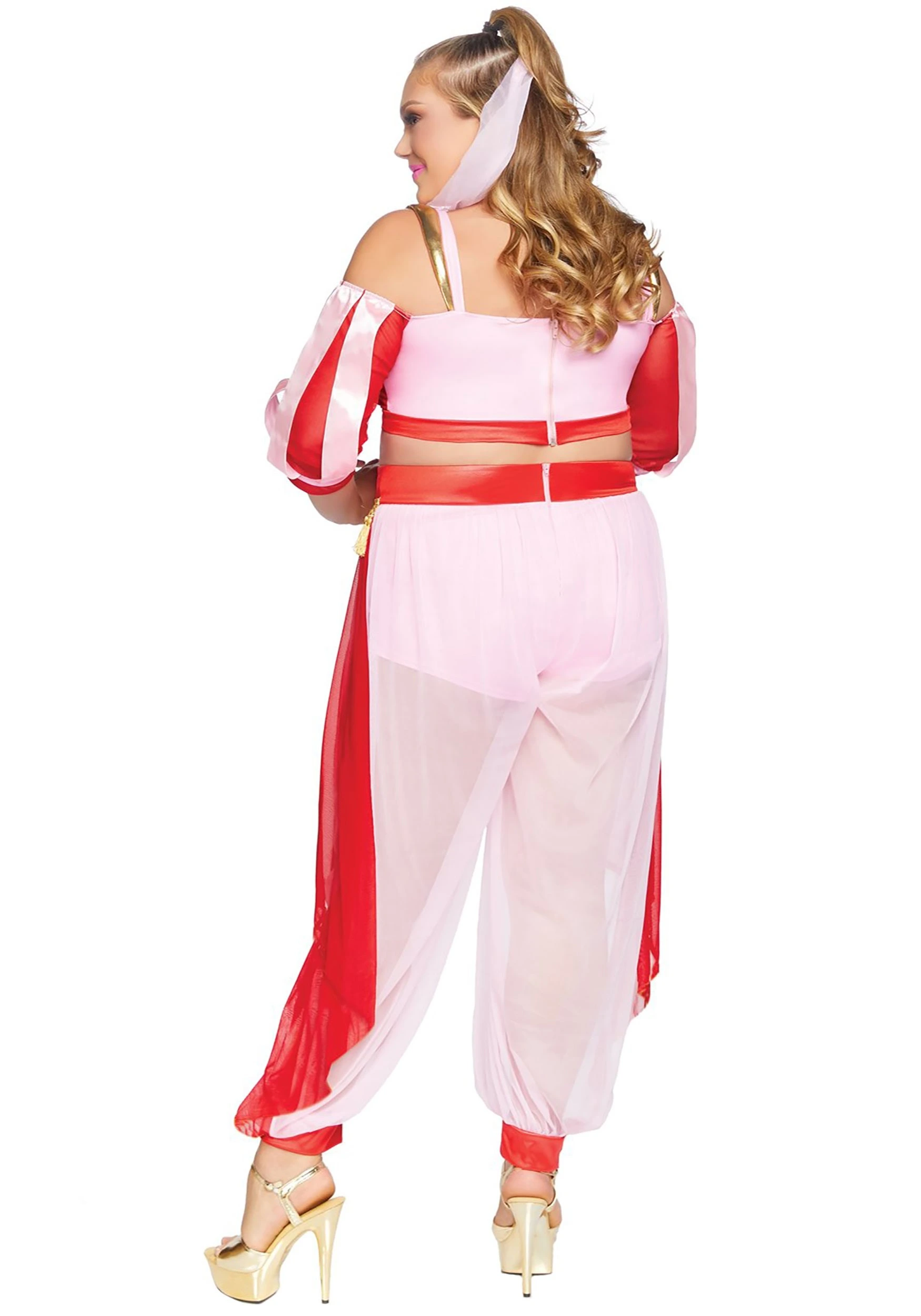 LEG AVENUE Women's Plus Size Dreamy Genie Costume 5 LEG AVENUE Women's Plus Size Dreamy Genie Costume - Image 3