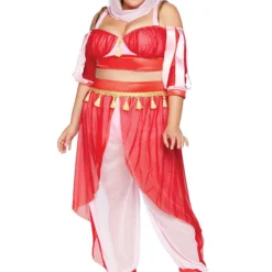 LEG AVENUE Women's Plus Size Dreamy Genie Costume 9 LEG AVENUE Women's Plus Size Dreamy Genie Costume -Elope Store womens plus dreamy genie costume alt 3